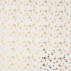 Outlet NANU-NANA Geschenkpapier Prägung, Sterne/creme, 2 M