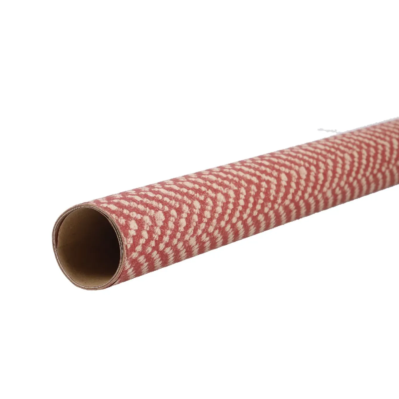 New NANU-NANA Geschenkpapier Stoffoptik, Rot, 2 M