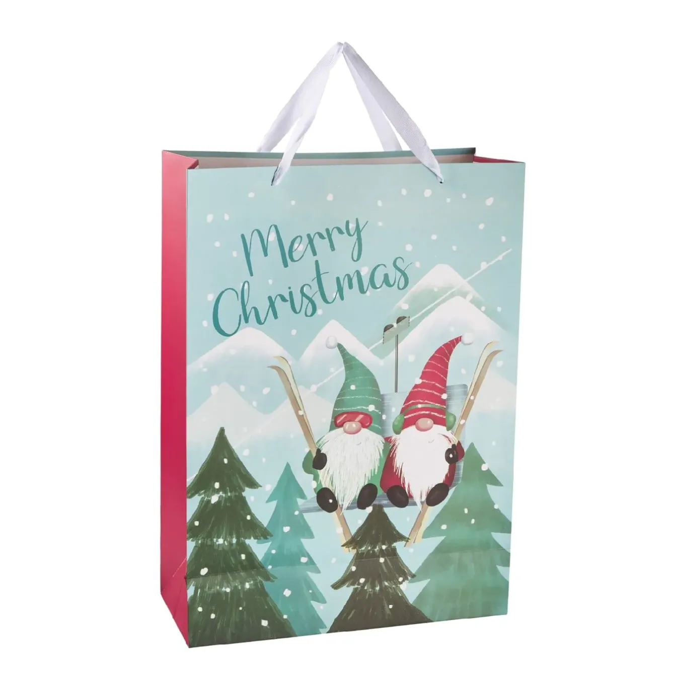 Best NANU-NANA Geschenktüte Wichtel/Baum, Ski, 33 X 46 Cm