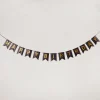 New NANU-NANA Girlande Happy Birthday, Holo/schwarz, 4 Meter