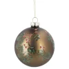 Sale NANU-NANA Glaskugel Vintage, Ilex/braun/matt, 8 Cm