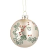 Sale NANU-NANA Glaskugel Vintage, Ilex/champagner/matt, 8 Cm