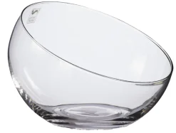 Hot NANU-NANA Glas-Kugelvase Schrägrand, Höhe 16 Cm