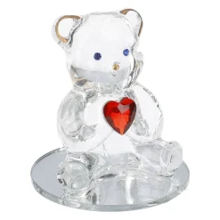 Fashion NANU-NANA Glas-Teddybär Mit Herz, 4.5 Cm