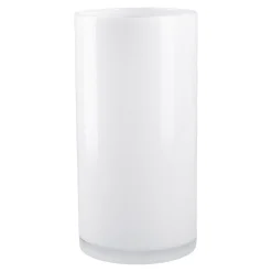 Online NANU-NANA Glas-Vase Zylinder/Opal, Weiß, 12 X 24 Cm