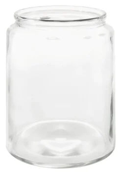 New NANU-NANA Glas-Windlicht Zylinder, Dick, 19 X 24 Cm
