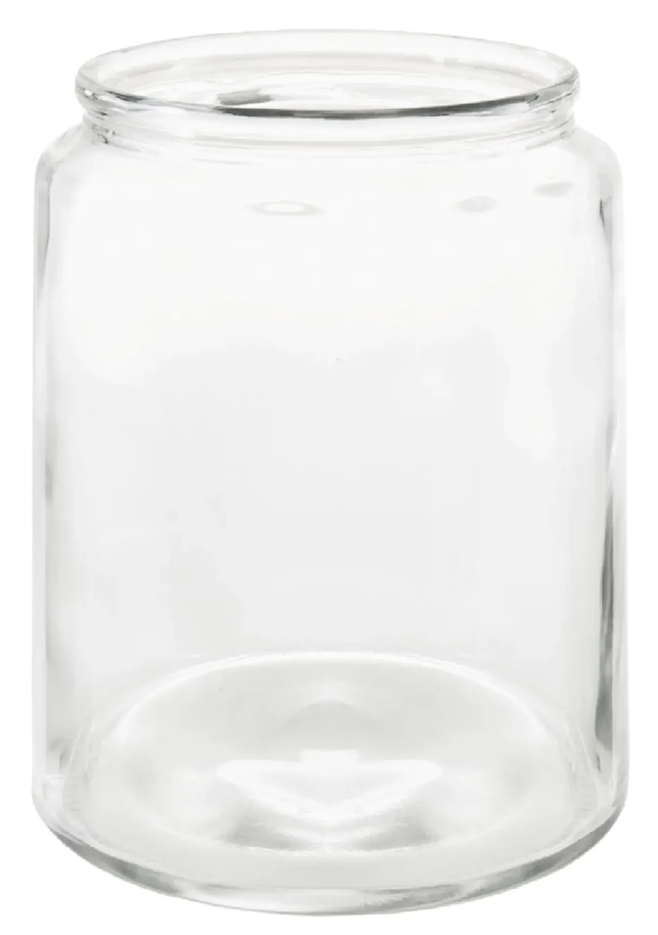 New NANU-NANA Glas-Windlicht Zylinder, Dick, 19 X 24 Cm