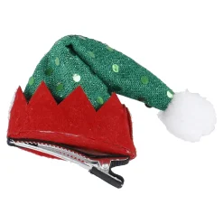 Hot NANU-NANA Haarclip Weihnachten/Mütze, Wichtel/grün
