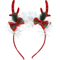 Clearance NANU-NANA Haarreifen Weihnachten Mit LED, Geweih/rot