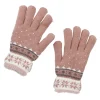 Discount NANU-NANA Handschuhe Schneeflocke, Rosa
