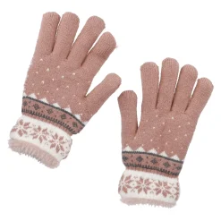 Discount NANU-NANA Handschuhe Schneeflocke, Rosa