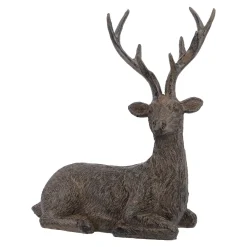 Hot NANU-NANA Hirsch Antik, Struktur/sitzend, 18 Cm