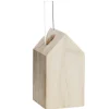Best NANU-NANA Holzhaus Mit Glasrohr, Natur, 18 Cm