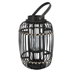 Clearance NANU-NANA Holz-Laterne Hefei, Schwarz, 39 Cm