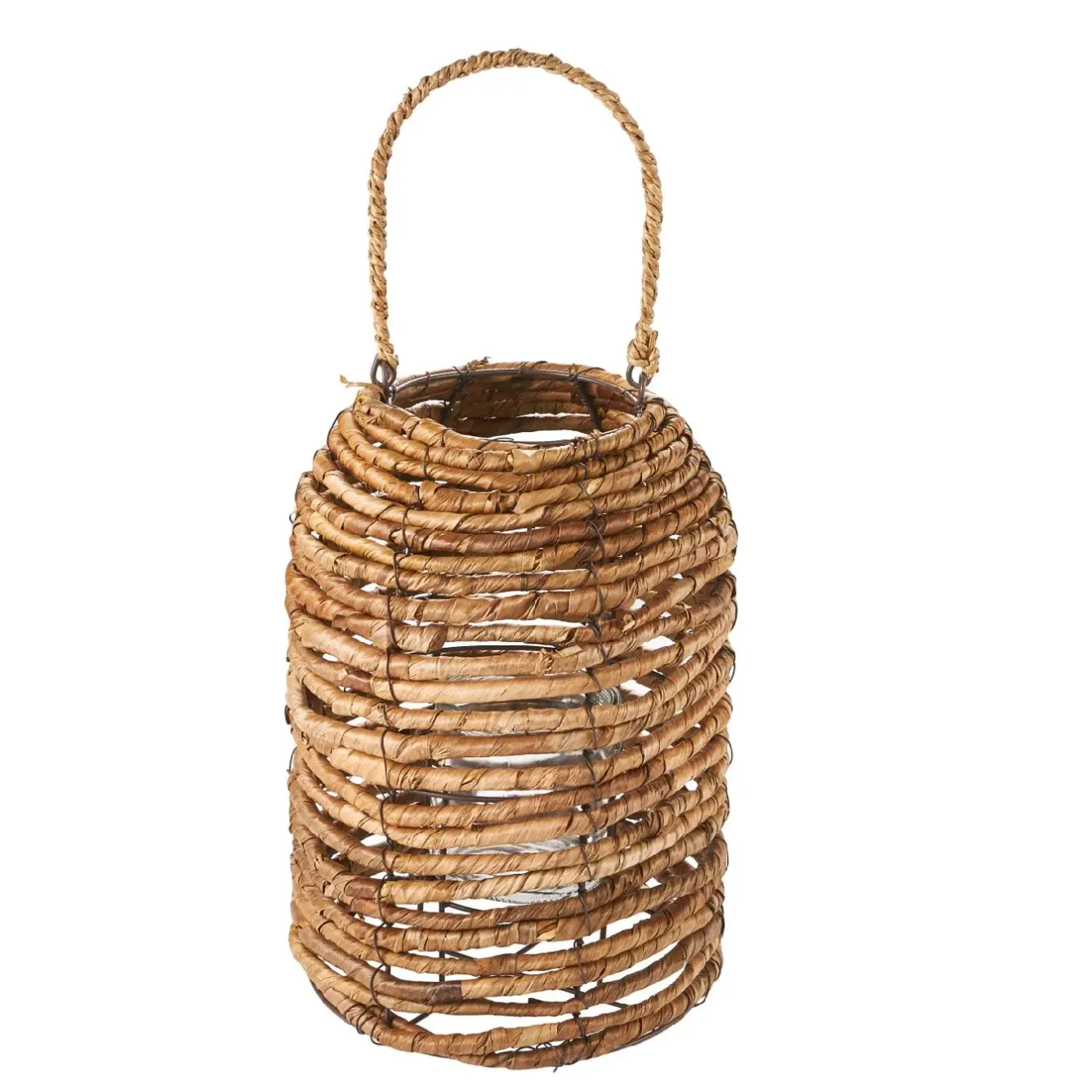 Best NANU-NANA Holz-Laterne Linxi, Natur, 32 Cm