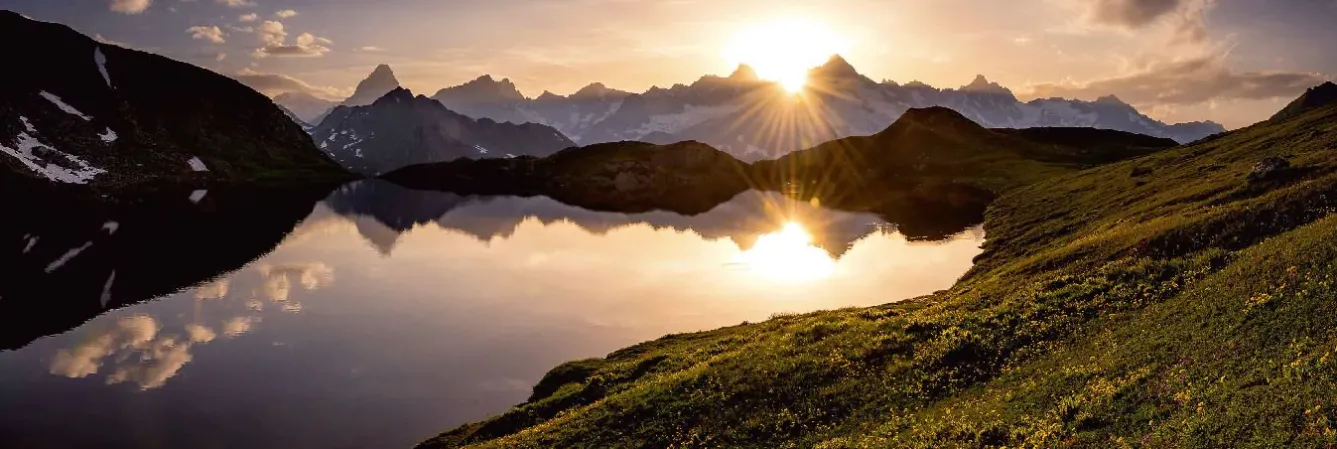 Discount NANU-NANA Jumboposter Mountain Evening Sunset, Nr. 6