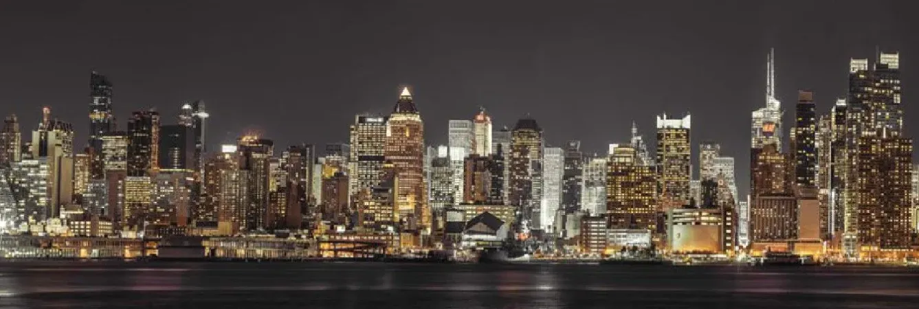 New NANU-NANA Jumboposter New York Skyline At Night, Nr. 19