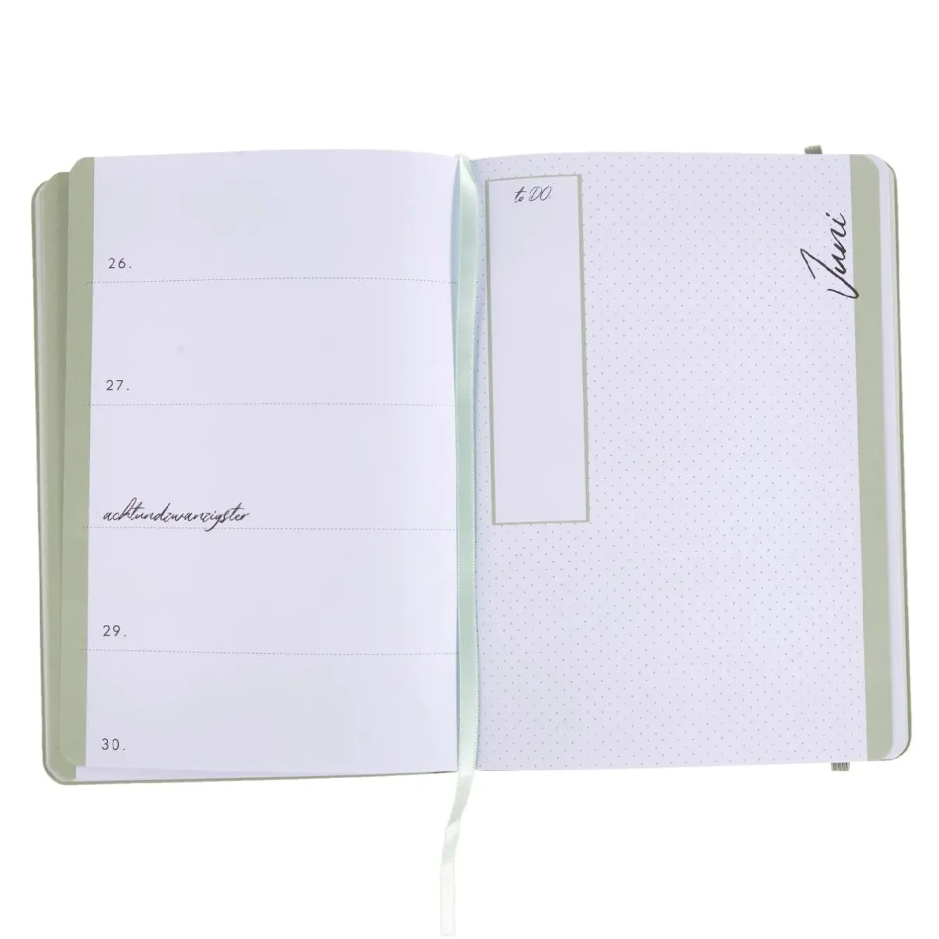 Clearance NANU-NANA Kalender Zeitlos, A5, Eukalyptus