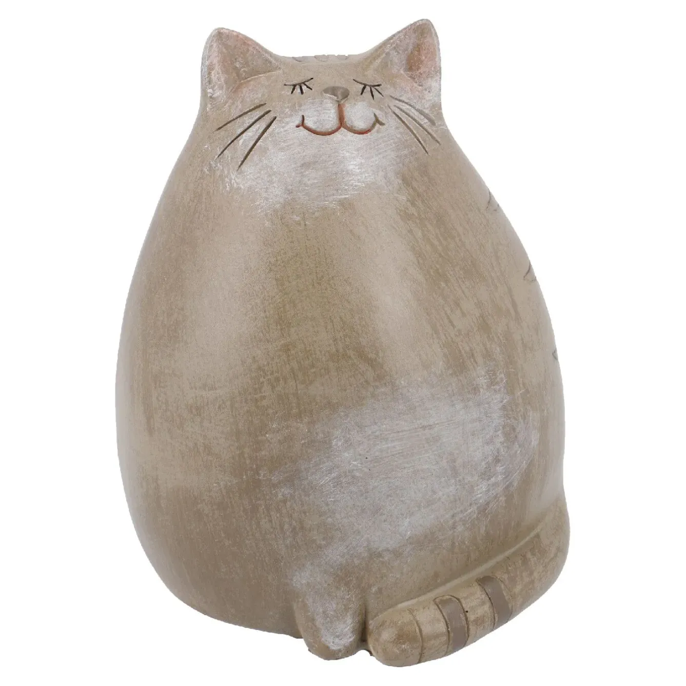 Clearance NANU-NANA Katze, Bauchig/Augen Zu, 15.5 Cm