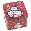 New NANU-NANA Keksdose Mini, Pinguin/rot, 8 X 8 X 6 Cm
