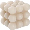 Online NANU-NANA Kerze Bubbles, Eckig, Beige, 8 X 8 X 8 Cm
