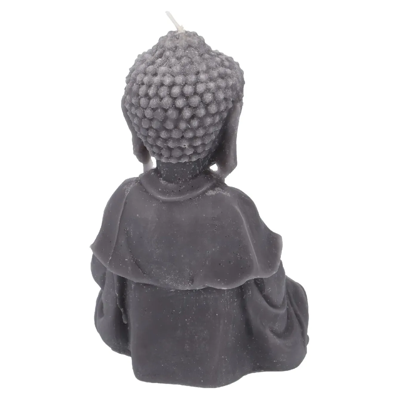 Clearance NANU-NANA Kerze Buddha, Dunkelgrau, 23 Cm
