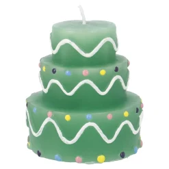 Best NANU-NANA Kerze Geburtstag, Tortenform, Hellgrün, 6 X 7 Cm
