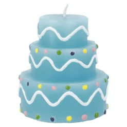 Best NANU-NANA Kerze Geburtstag, Tortenform, Hellblau, 6 X 7 Cm