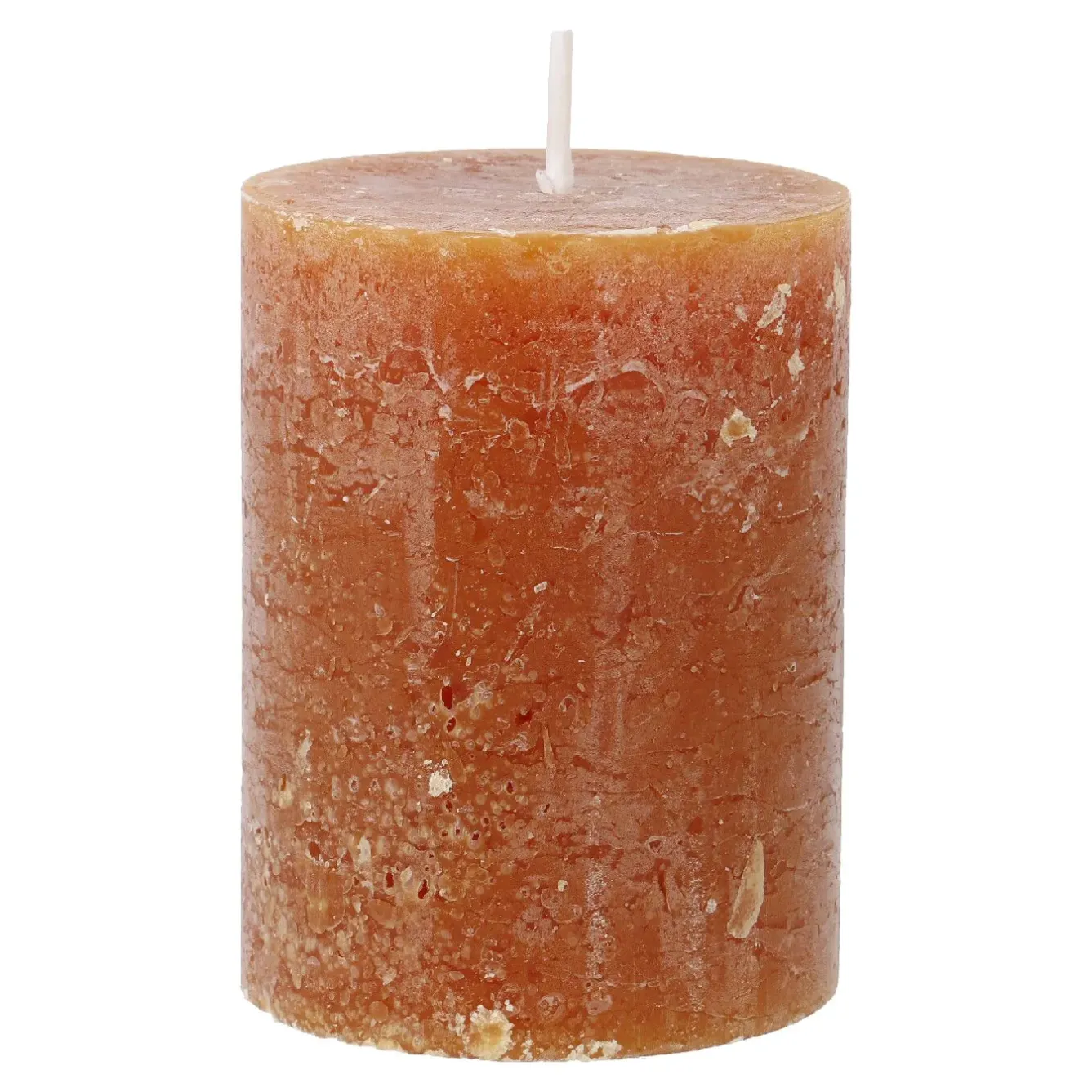 Outlet NANU-NANA Kerze Rustik, Lara, Cognac, 9 Cm