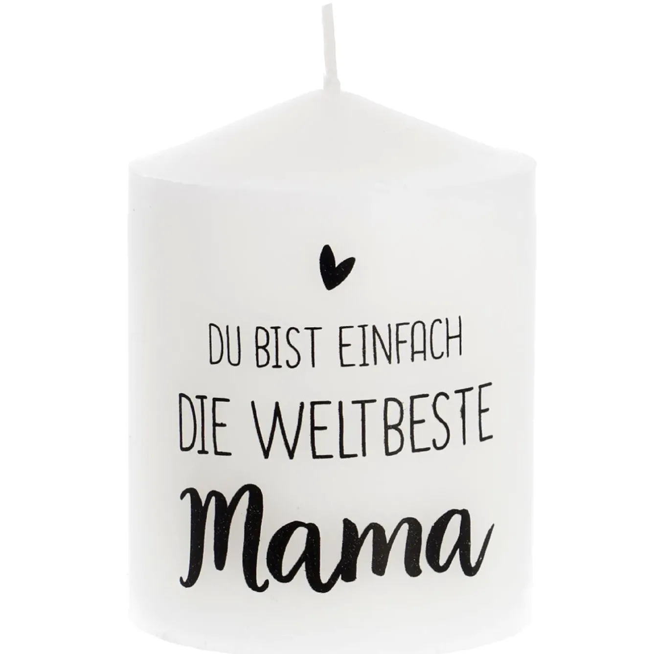 Best NANU-NANA Kerze Spruch, Beste Mama, 6 X 8 Cm