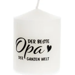 Online NANU-NANA Kerze Spruch, Bester Opa, 6 X 8 Cm