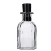 Outlet NANU-NANA Kerzenständer Schwarz, Rillenvase/gerade, 5.5 X 10.5 Cm