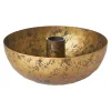 Discount NANU-NANA Kerzenständer Stabkerze Mit Schale, Antik/bronze, 14 Cm
