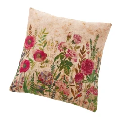 Online NANU-NANA Kissen Blumen, Beige/rot, 45 Cm