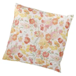 Hot NANU-NANA Kissen Floral, Orange/gelb, 45 X 45 Cm