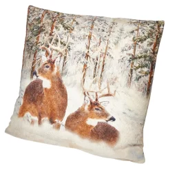 Outlet NANU-NANA Kissen Hirsch/Schnee, 45 X 45 Cm