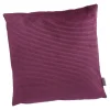 Best NANU-NANA Kissen Samt-Rillen, Lila, 45 X 45 Cm