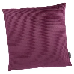 Best NANU-NANA Kissen Samt-Rillen, Lila, 45 X 45 Cm