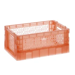 Fashion NANU-NANA Klappbox Transparent, 15 X 9.5 X 6.5 Cm, Coralle