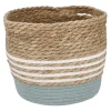 Online NANU-NANA Korb Streifen Mit Henkel, Grün/weiß, 34 X 26 Cm