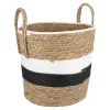 Sale NANU-NANA Korb Wasserhyazinthe, Schwarz/weiß/natur, 30 X 29 Cm