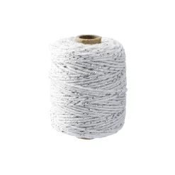 Best NANU-NANA Kordel Lurex, Weiß, 50 M