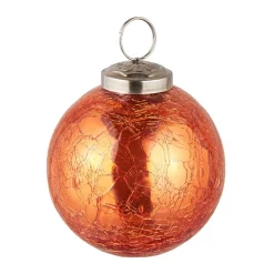 Sale NANU-NANA Kugel Craquele, Glatt/orange, 7.5 Cm