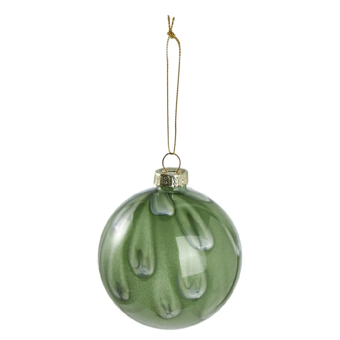 Fashion NANU-NANA Kugel Marmor, Grün, 8 Cm
