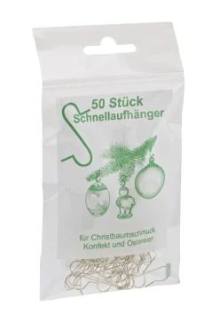 Best NANU-NANA Kugelaufhänger, Gold, 50 Stück