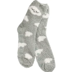 Fashion NANU-NANA Kuschelsocken Anti-Rutsch, Wolke/grün