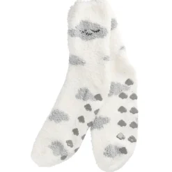 Outlet NANU-NANA Kuschelsocken Anti-Rutsch, Wolke/offwhite