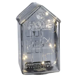 New NANU-NANA LED-Haus, Grau, 17 Cm