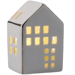 Fashion NANU-NANA LED-Haus Mit Goldrand, 9.5 Cm