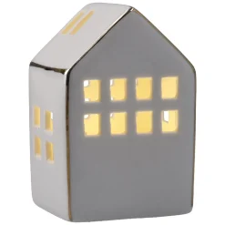 Fashion NANU-NANA LED-Haus Mit Goldrand, 9.5 Cm